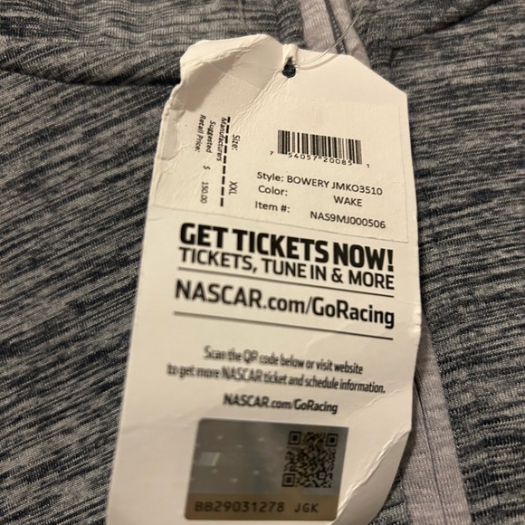 Men’s 2X NASCAR in Chicago half zip performance hoodie - Picture 7 of 7